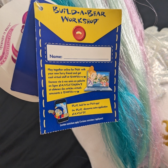 NWT Build A Bear My Little Pony Celestia 16" Stuffed Animal Unicorn Pegasus - Picture 15 of 16